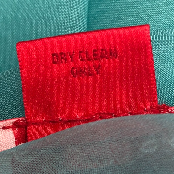 SHAMASK BEADED TURQUIOSE BLUE SILK ORGANZA OPEN JACKET - Picture 13 of 13